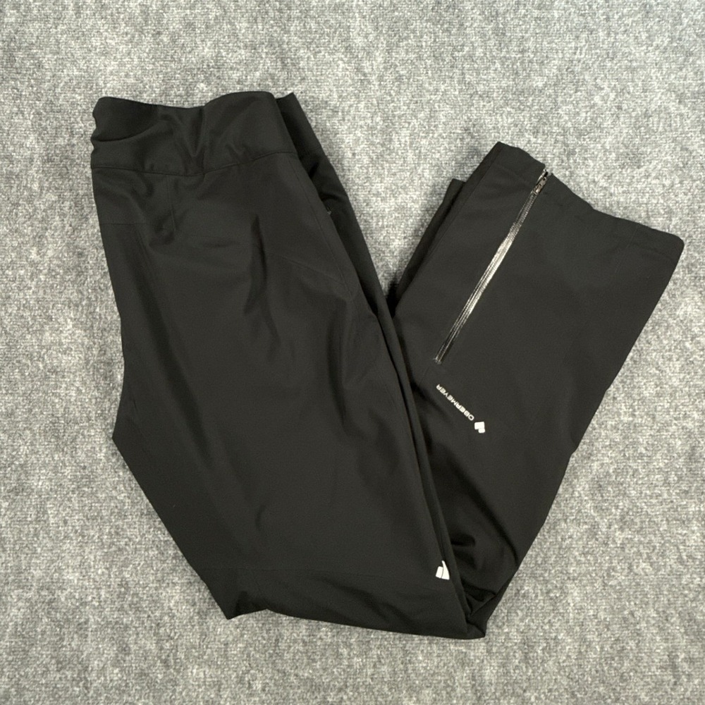 Obermeyer Bond Sport Ski Pants Womens 14 Black Insulated Snow Winter 15101